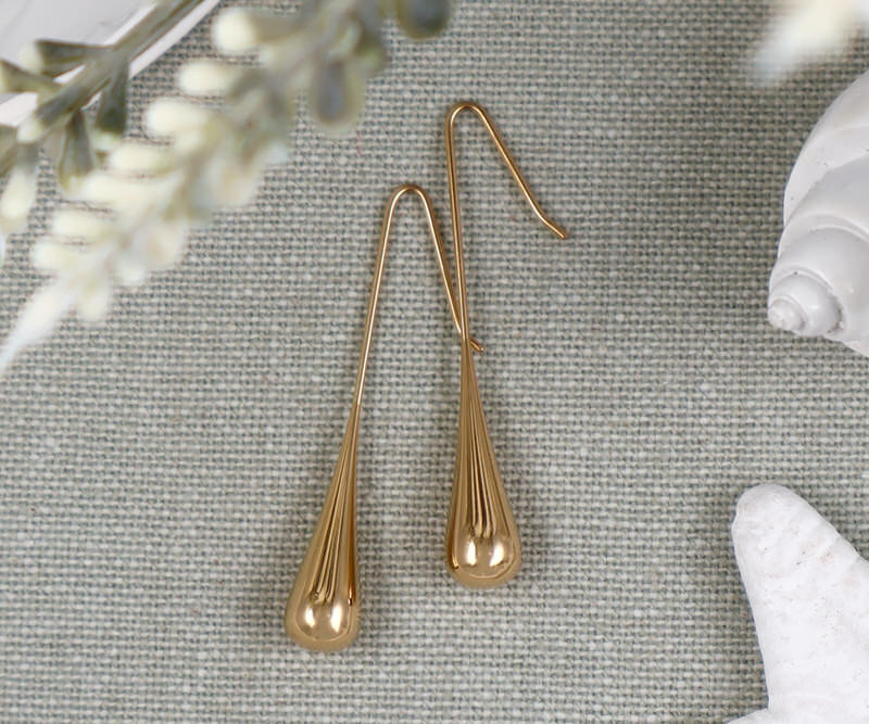 Affinity Gold Droplet Earrings