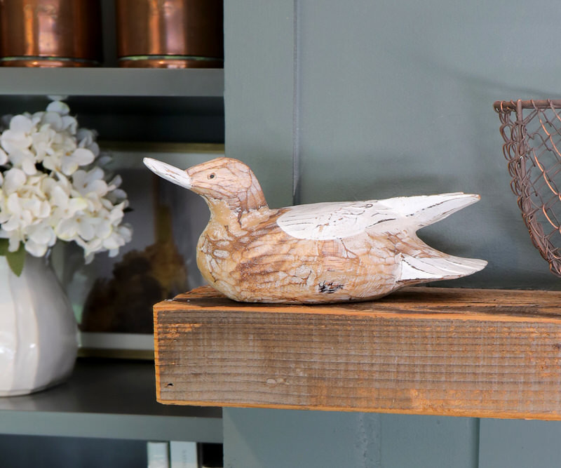 Medium Aylesbury Wooden Duck Decor