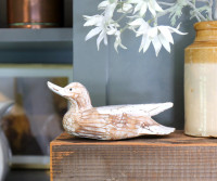 Small Aylesbury Wooden Duck Decor