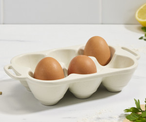 Darley Cream Ceramic Egg Tray