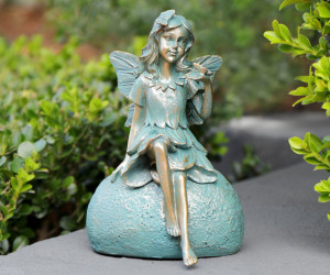 Iris the Fairy - Garden Fairy Sculpture