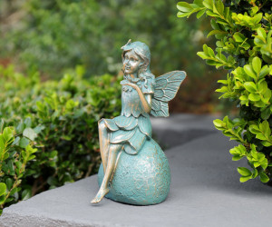 Iris the Fairy - Garden Fairy Sculpture