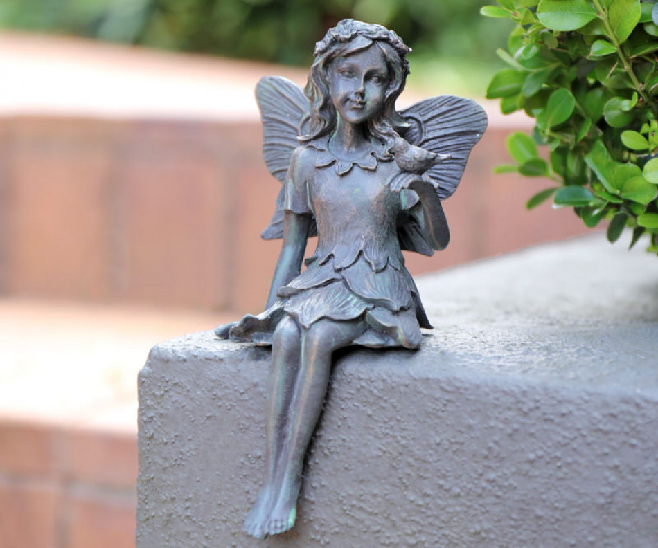 Sweetpea the Fairy - Garden Fairy Sculpture