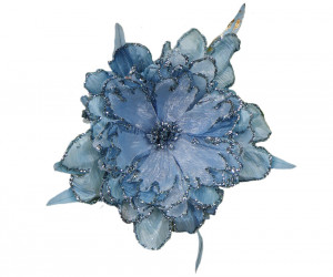 Millie Blue Peony Flower Decoration