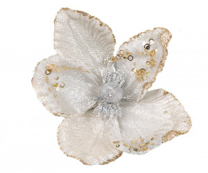 Champagne Paloma Velvet Flower Tree Decoration