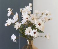 Set 3 Blush Daisy Flower Stems