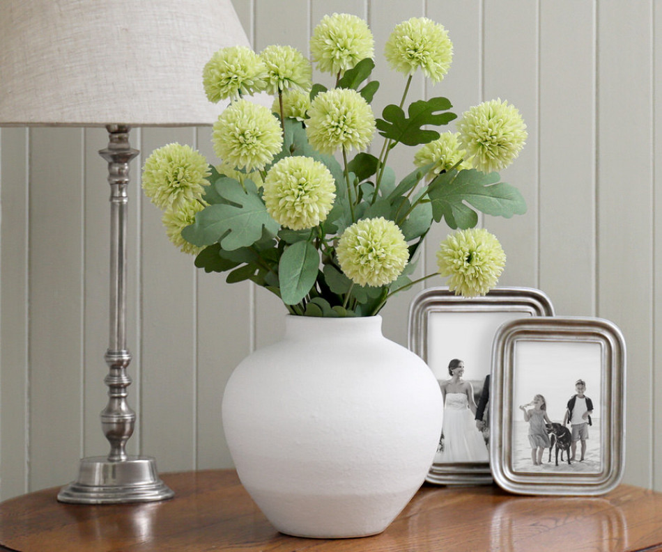 Set 5 Green Kiku Chrysanthemum Stems