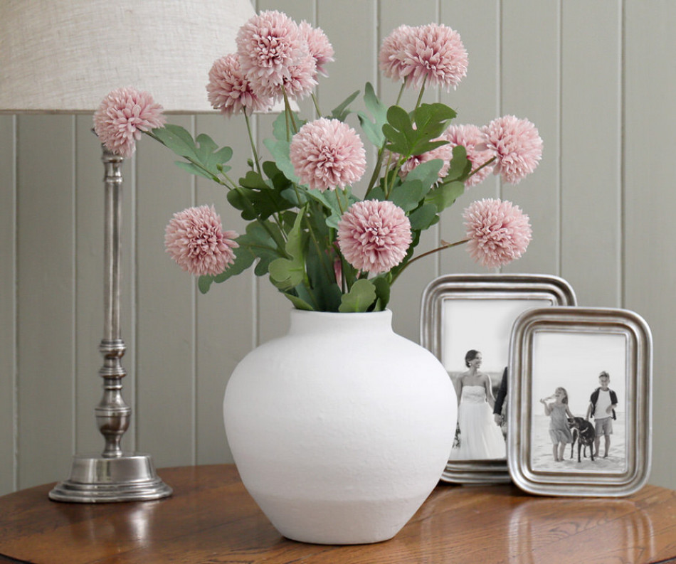 Set 5 Pink Kiku Chrysanthemum Stems