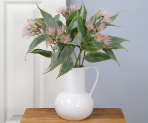 Set 3 Braemar Pink Eucalyptus Flower Stems