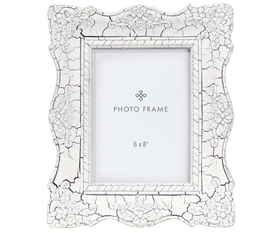 Santa Lucia Baroque White Photo Frame 6x8