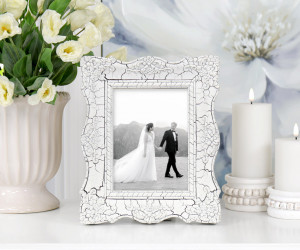 Santa Lucia Baroque White Photo Frame 6x8