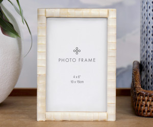 Cecilia Cream Bone Photo Frame 4x6