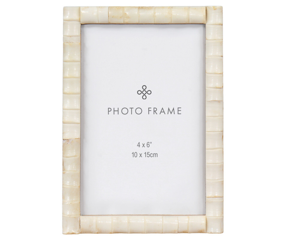 Cecilia Cream Bone Photo Frame 4x6