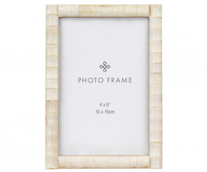 Cecilia Cream Bone Photo Frame 4x6