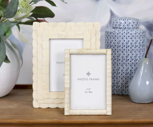 Cecilia Cream Bone Photo Frame 4x6