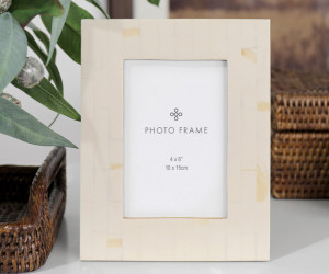 Dalton Cream Bone Photo Frame 4x6