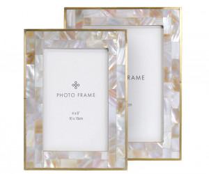 Montreal Mother of Pearl Photo Frame 5x7