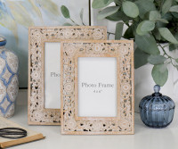 Orlando Carved Floral Photo Frame 4x6