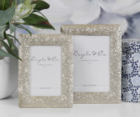 Savoy Silver Mosaic Photo Frame 4x6