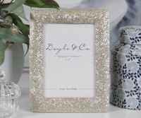 Savoy Silver Mosaic Photo Frame 5x7