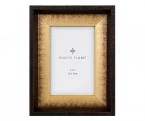 Charlton Black & Gold Photo Frame 4x6