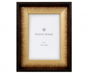 Charlton Black & Gold Photo Frame 5x7