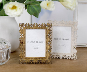 Lily Gold Filigree Photo Frame 2.5x3.5