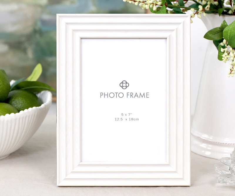 Modern Fluted Texture Silver Photo Frame, Size-4x6