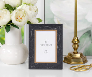 Marquina Black Marble Frame 4x6