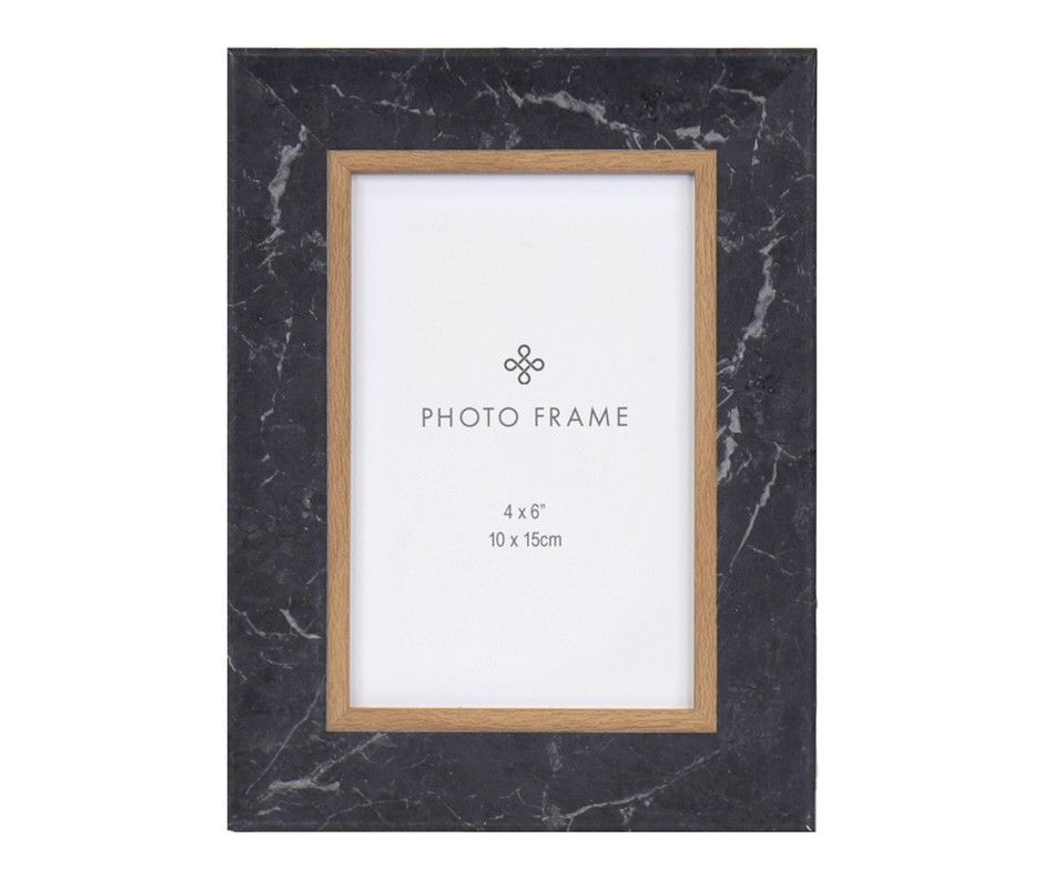 Marquina Black Marble Frame 4x6