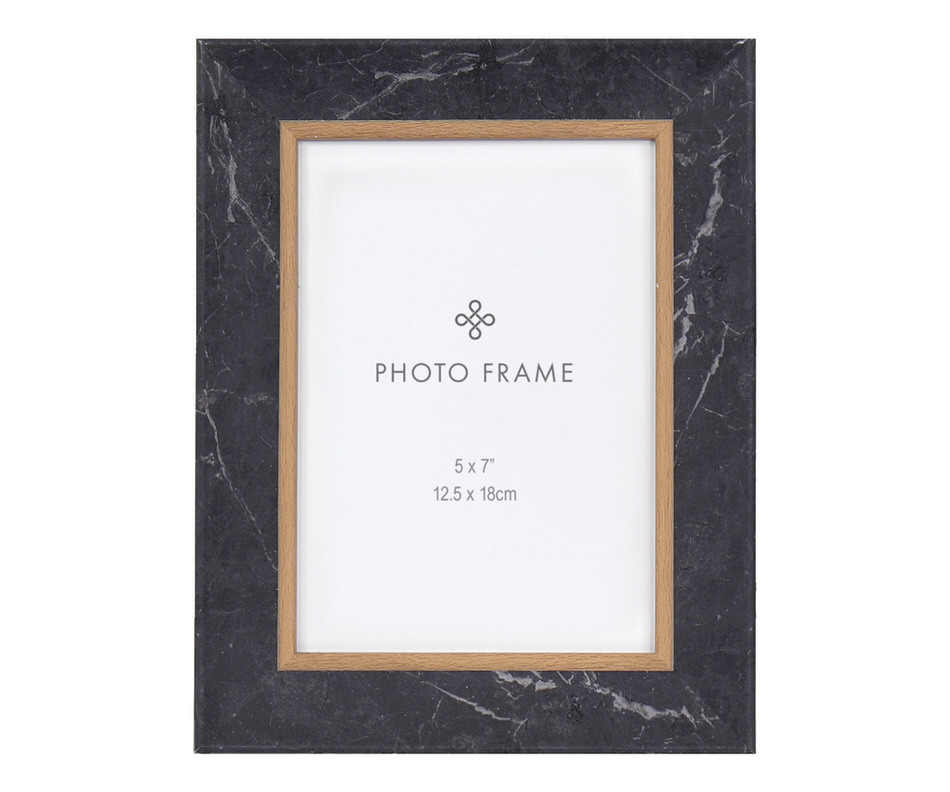 Marquina Black Marble Frame 5x7