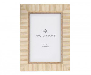 Ralston Blonde Rattan Photo Frame 4x6