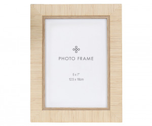 Ralston Blonde Rattan Photo Frame 5x7