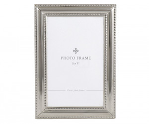 Somersby Ribbed Silver Photo Frame 4x6