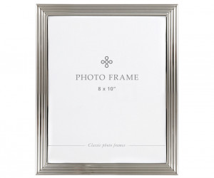 Chadstone Ribbed Silver Photo Frame 8x10