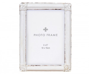 Cappella Vintage White Photo Frame 3.5x5