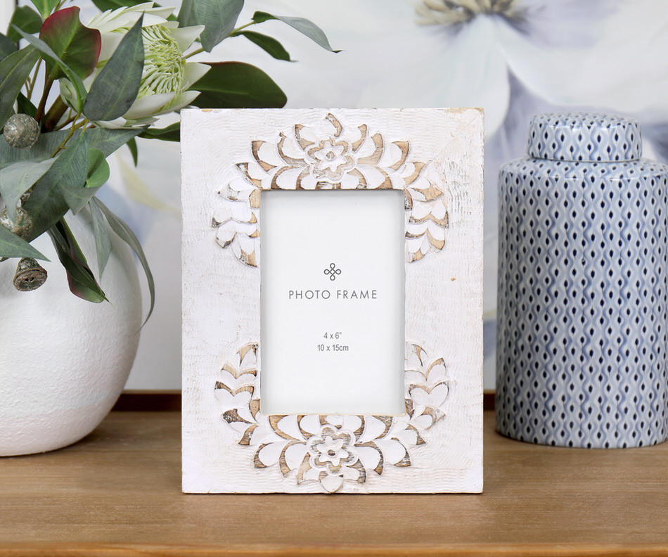 Palm Beach Whitewash Photo Frame 4x6