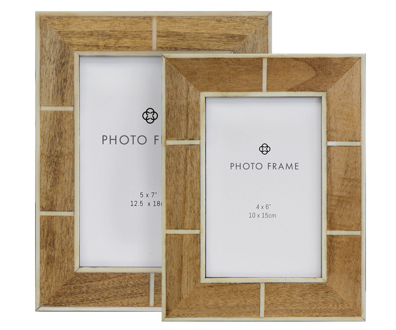 Stoneleigh Wood Inlay Photo Frame 4x6