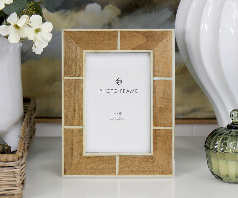 Stoneleigh Wood Inlay Photo Frame 4x6