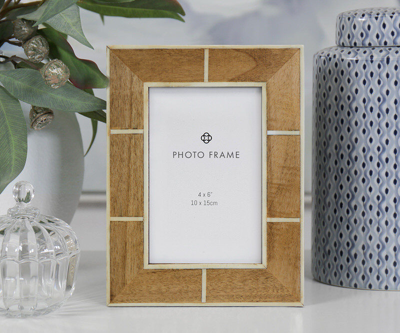 Stoneleigh Wood Inlay Photo Frame 4x6