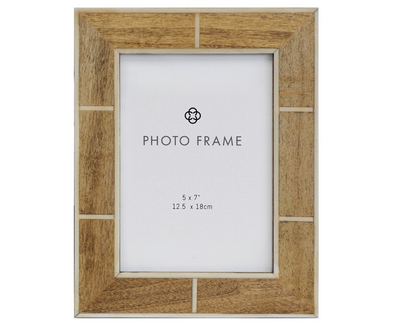 Stoneleigh Wood Inlay Photo Frame 5x7"