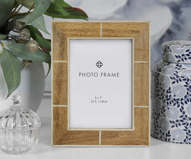 Stoneleigh Wood Inlay Photo Frame 5x7