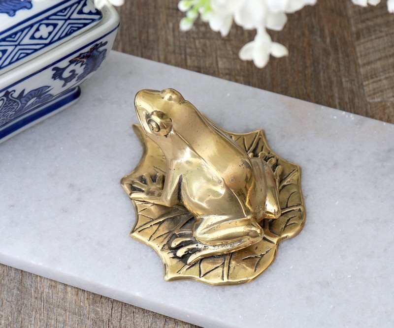 Gold Pine Cone Candle Holder Small