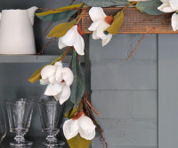 White Magnolia Garland - 200cm