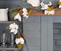 White Magnolia Garland - 200cm