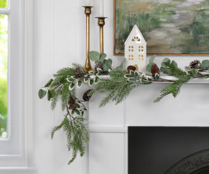 Frosted Pine Christmas Garland - 180cm