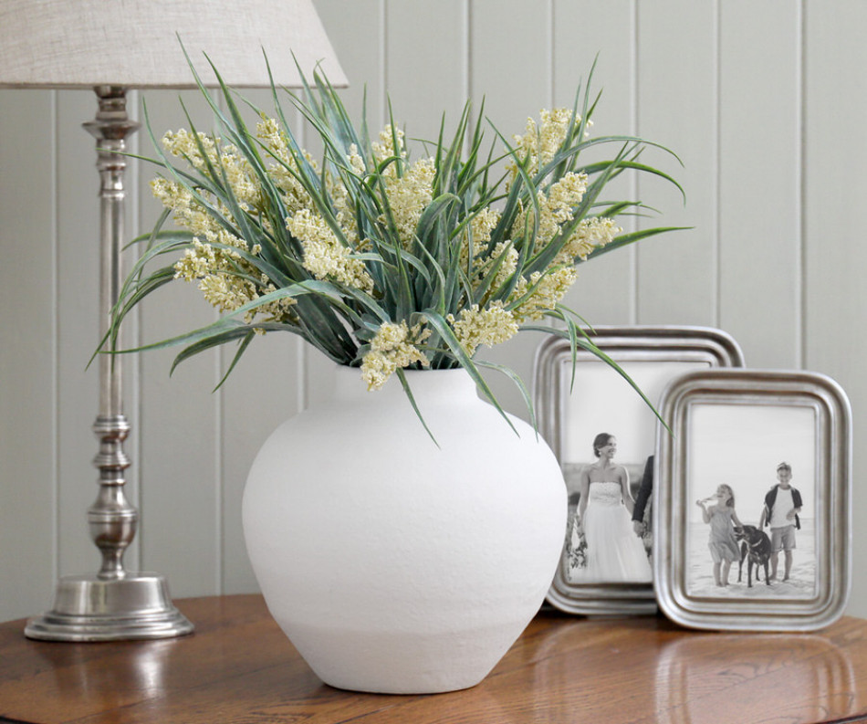 Set 3 Cream Lirabelle Flowering Grass Stems