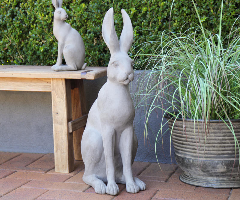Harold the Hare Sculpture - Grey