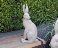 Small Harold the Hare Sculpture - Grey