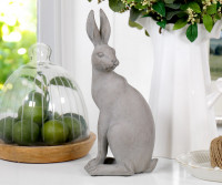 Small Harold the Hare Sculpture - Grey